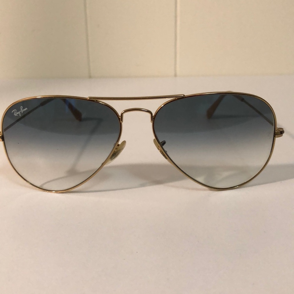 Ray ban blue gradient aviators